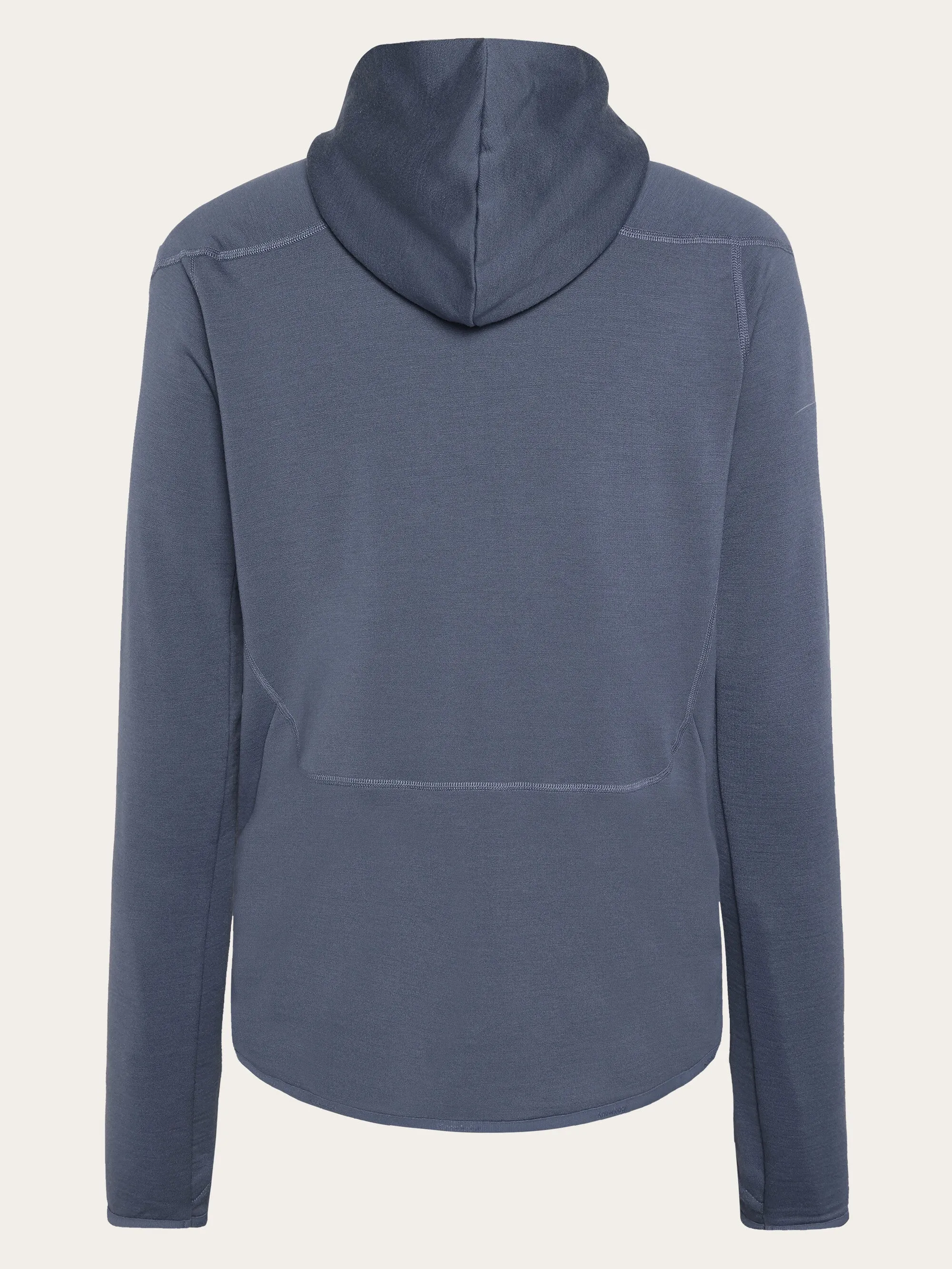 Dynamic Wool 320 Fleece hoodie - RWS - Vintage Indigo Knowledge Cotton