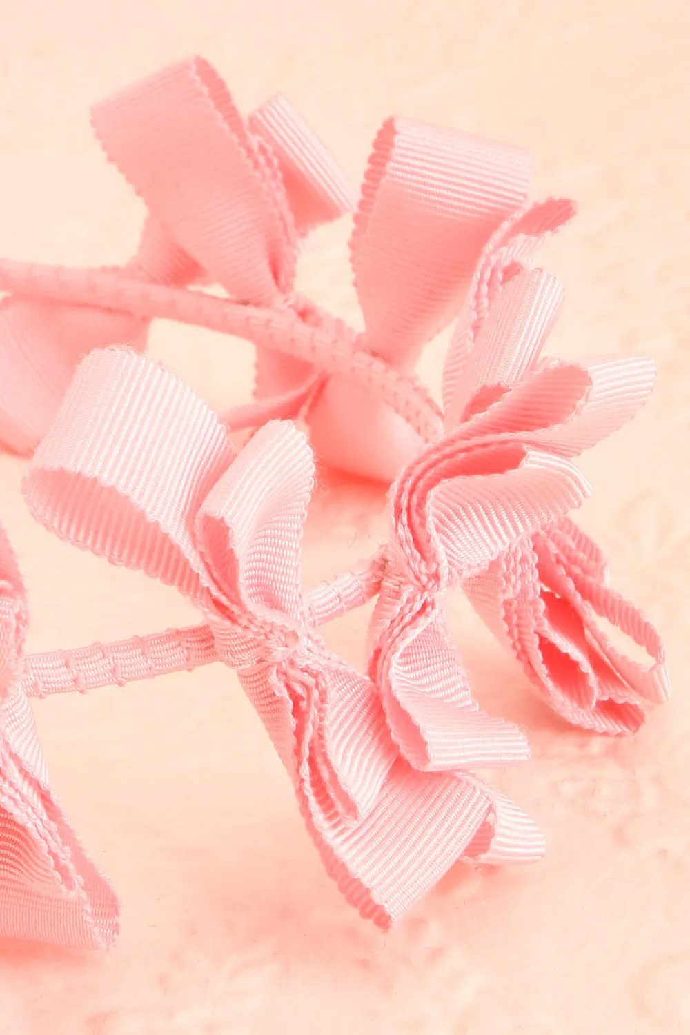 Elite Pink | Thin Headband w/ Bows