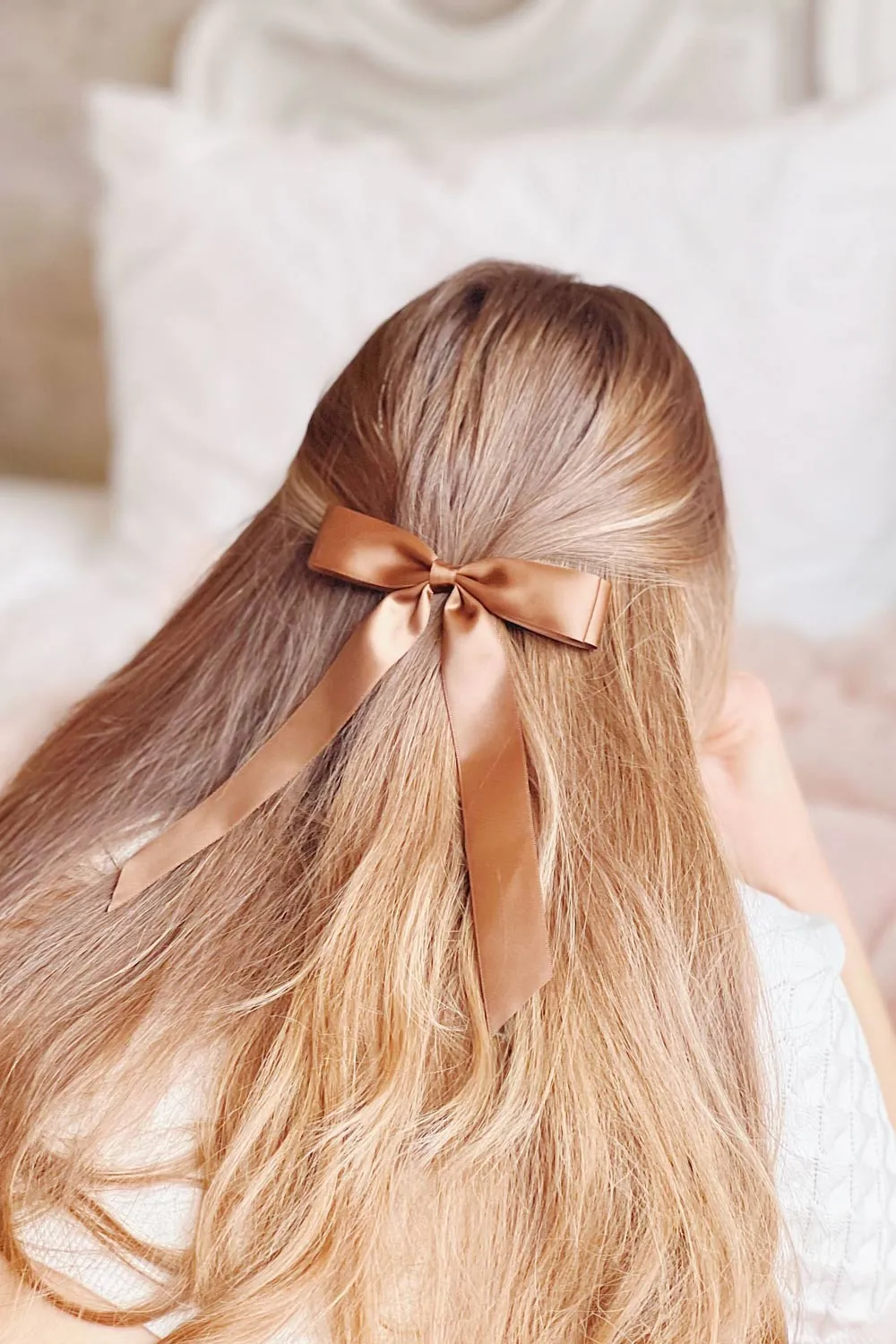 Ezelle Brown | Satin Bow Hair Clip