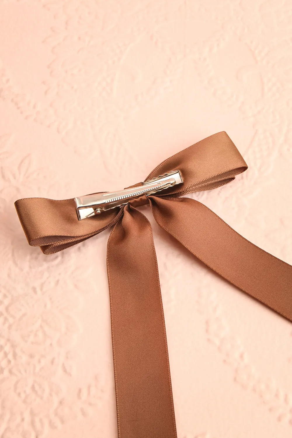Ezelle Brown | Satin Bow Hair Clip