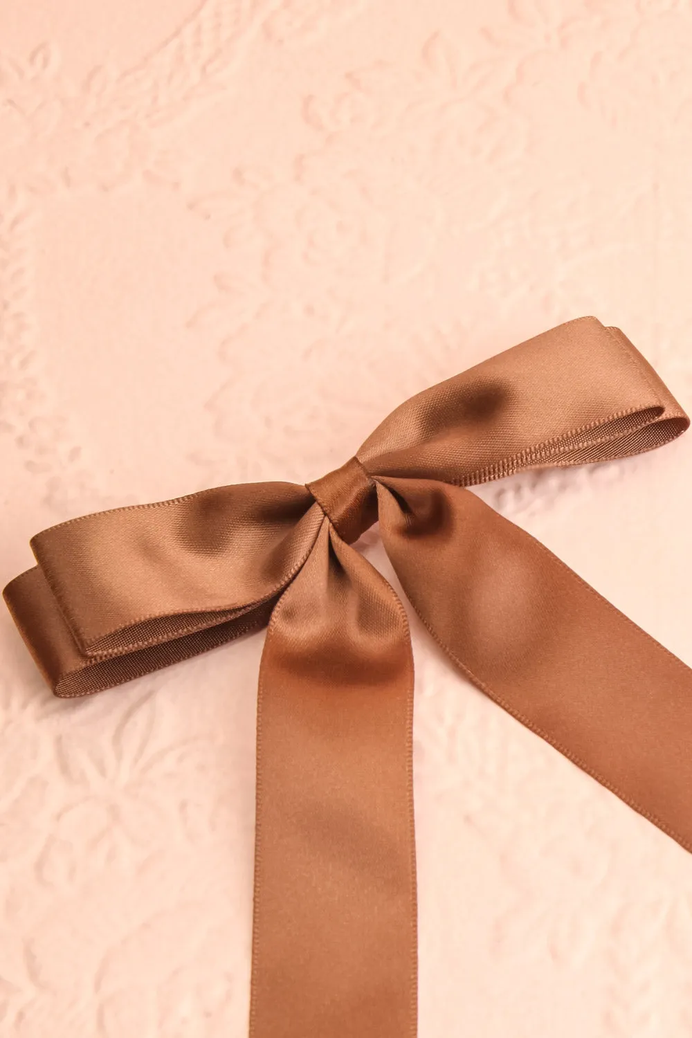 Ezelle Brown | Satin Bow Hair Clip