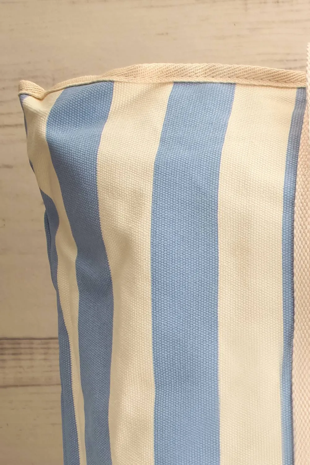 Fairlight Blue | Striped Beach Tote Bag