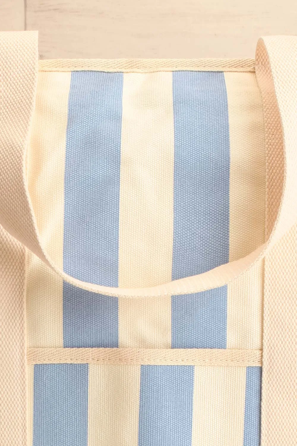 Fairlight Blue | Striped Beach Tote Bag