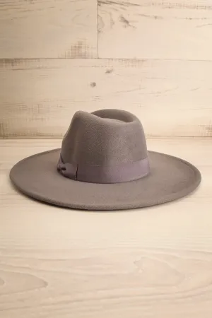 Fraises Des Bois Grey | Wide Brim Felt Hat