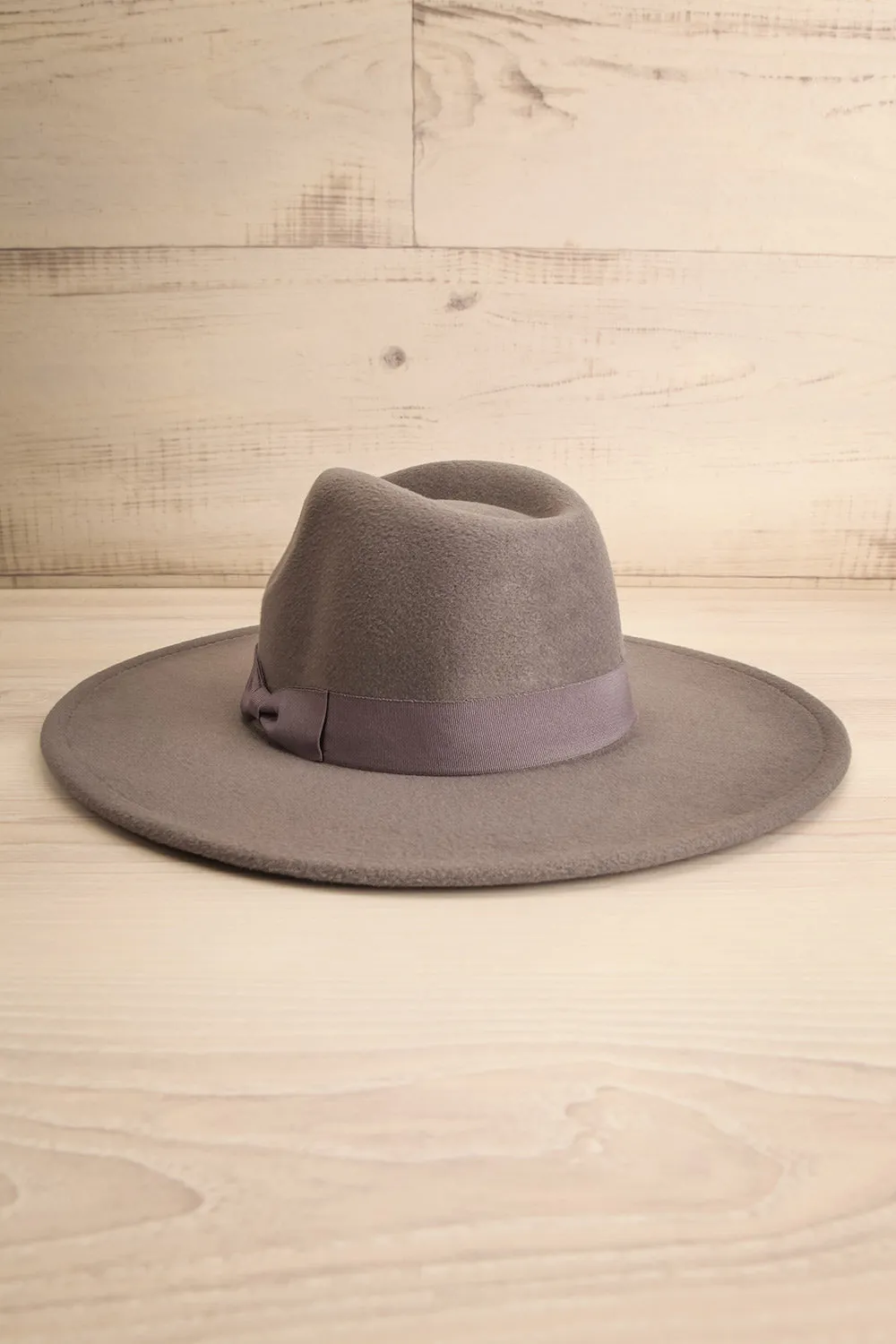 Fraises Des Bois Grey | Wide Brim Felt Hat