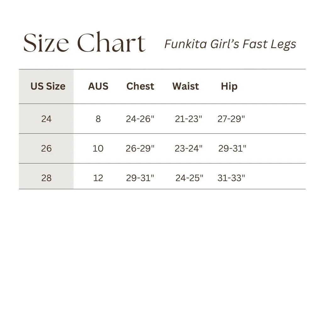Funkita Girl's Fast Legs The Glitch