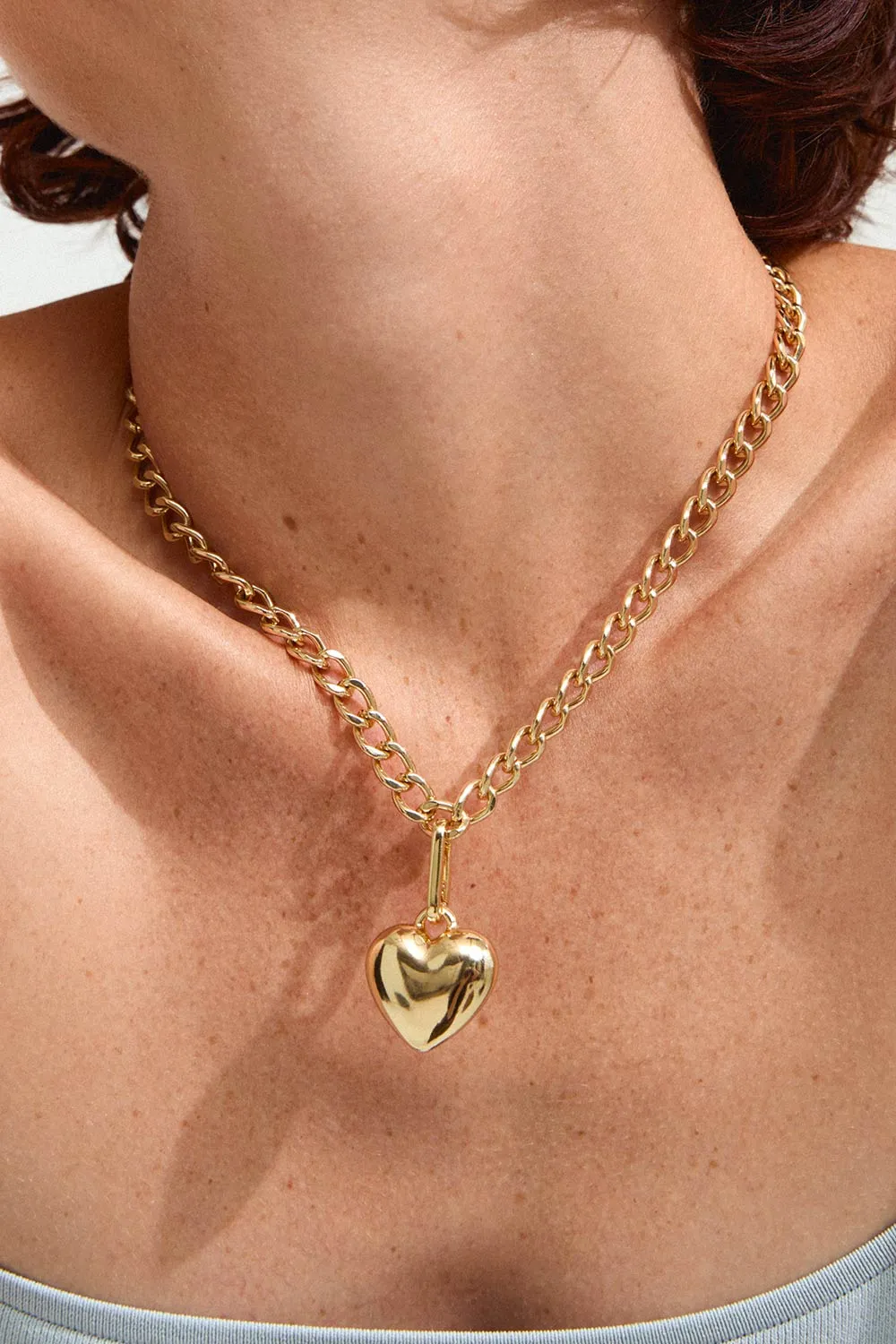 Fuxin Gold | Charm Recycled Heart Pendant