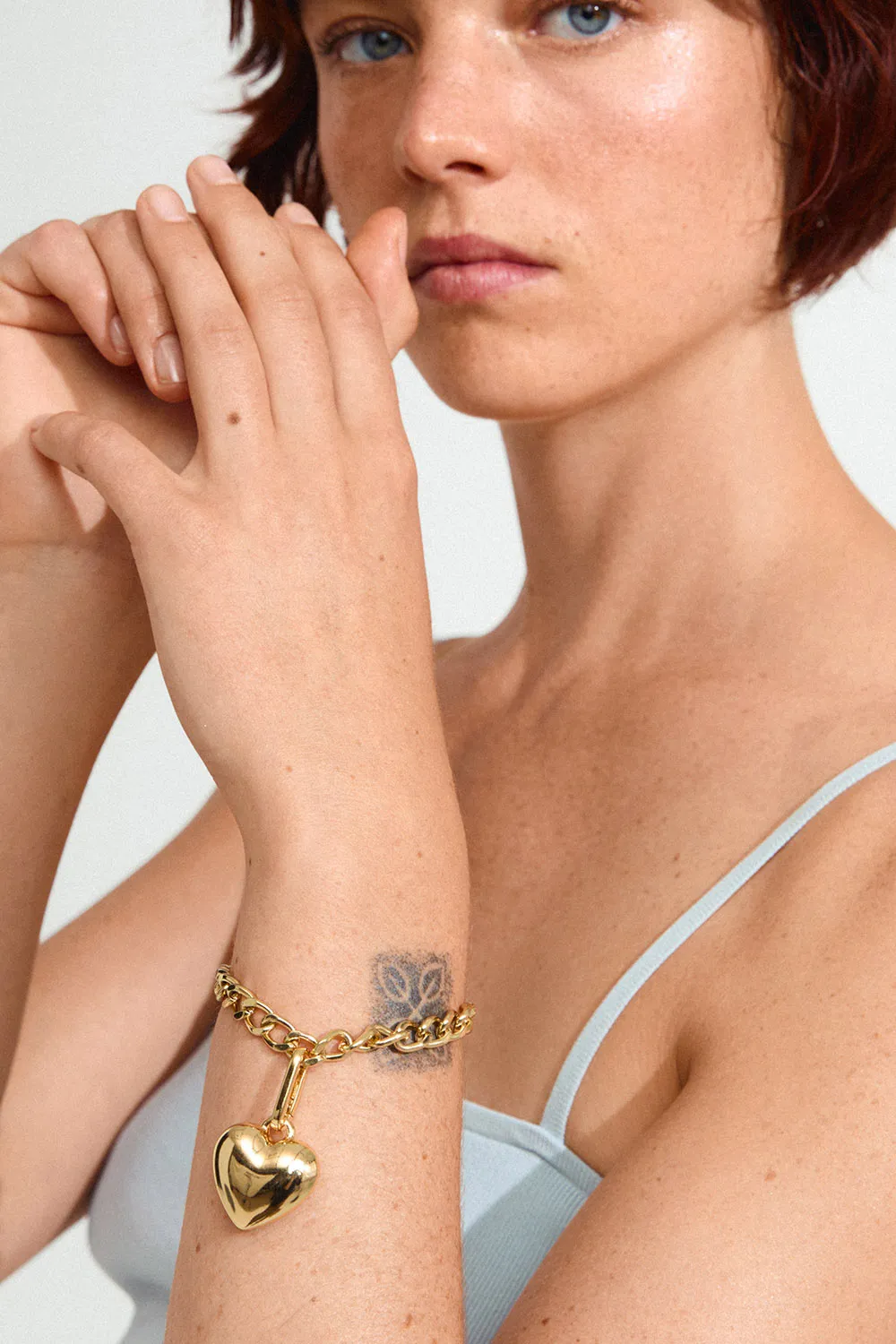 Fuxin Gold | Charm Recycled Heart Pendant