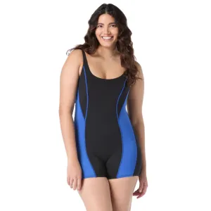 Gabar Unitard Black and Blue (new blue)