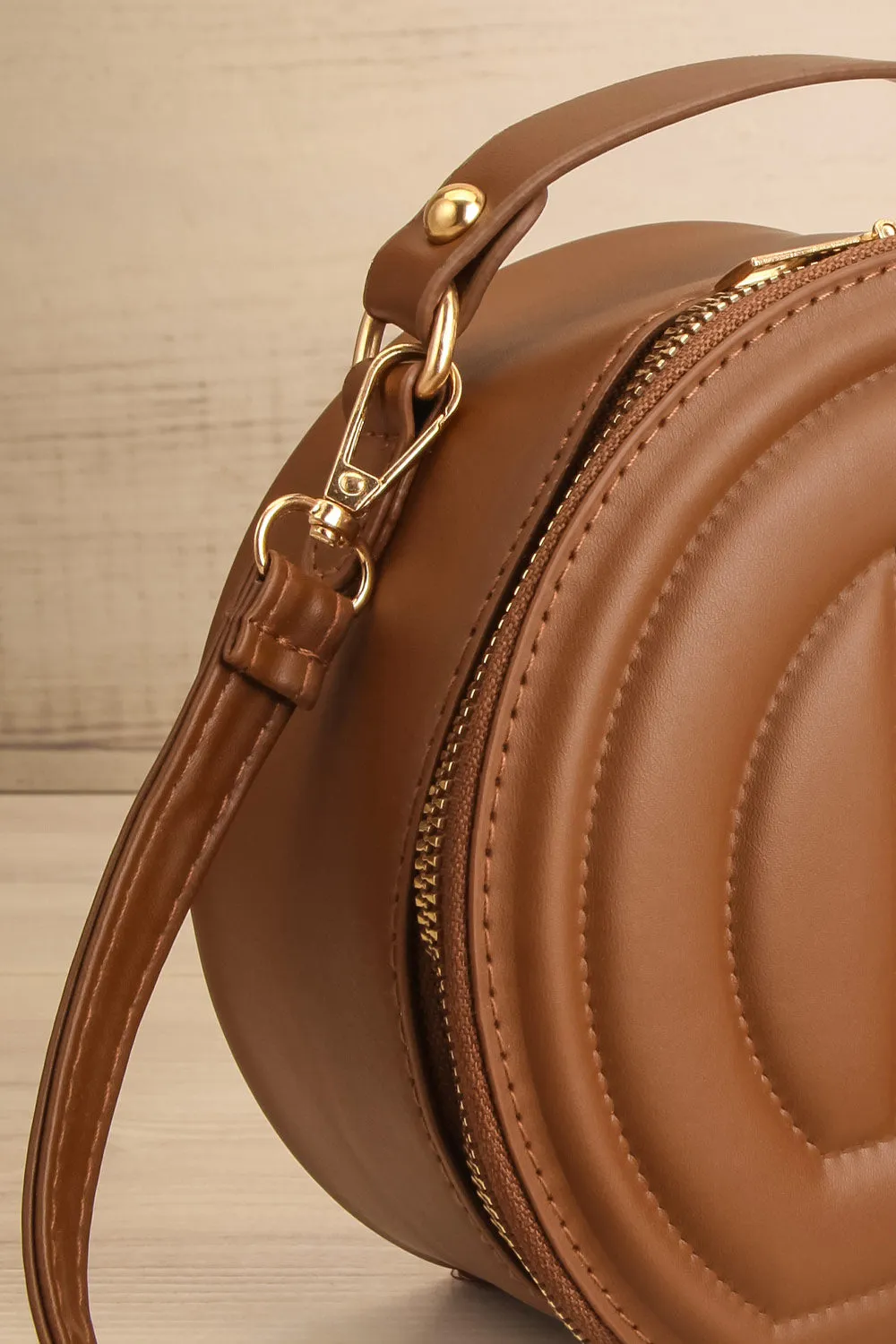 Garotte Brown | Handbag w/ Removable Strap