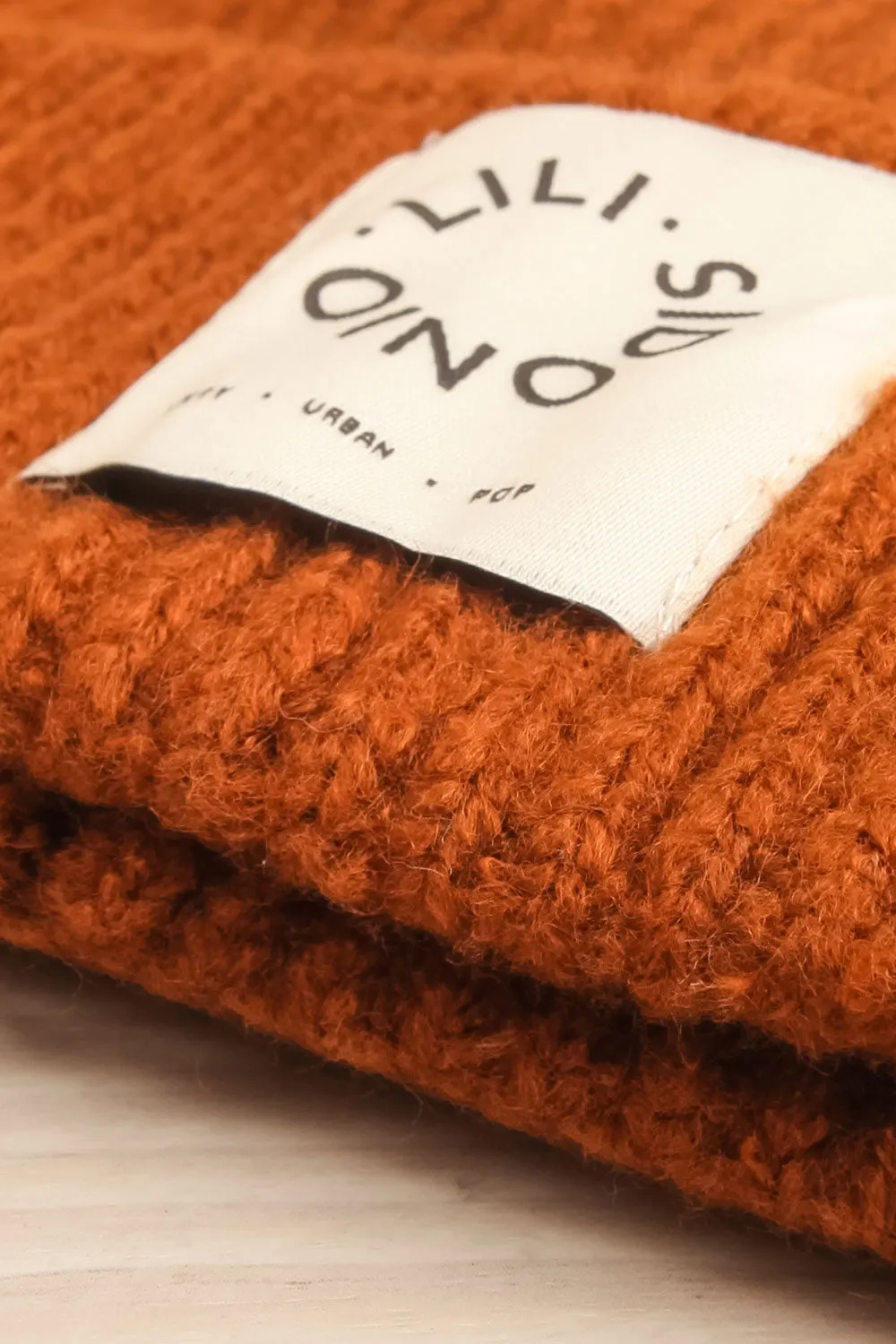 Getxo Brown | Rib Knit Tuque