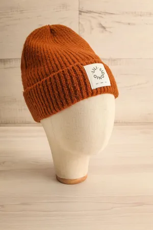 Getxo Brown | Rib Knit Tuque