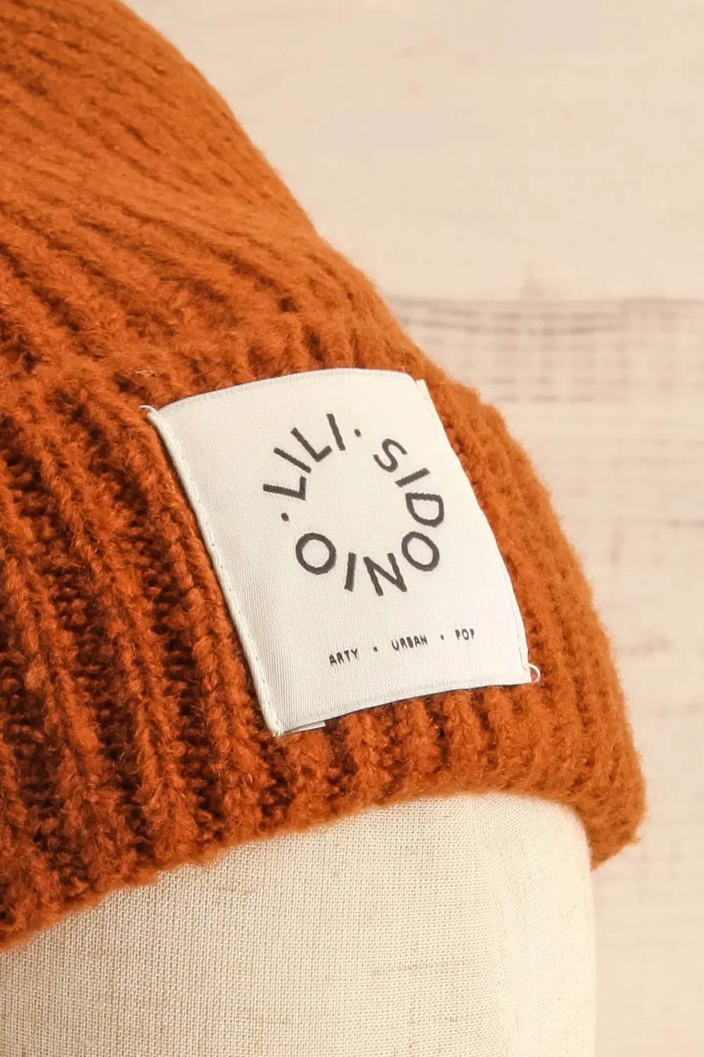 Getxo Brown | Rib Knit Tuque