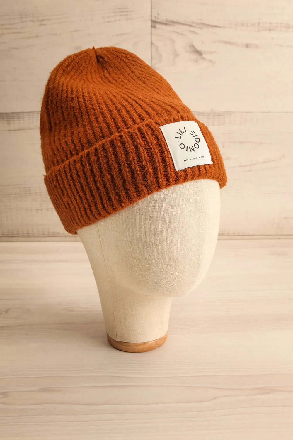 Getxo Brown | Rib Knit Tuque