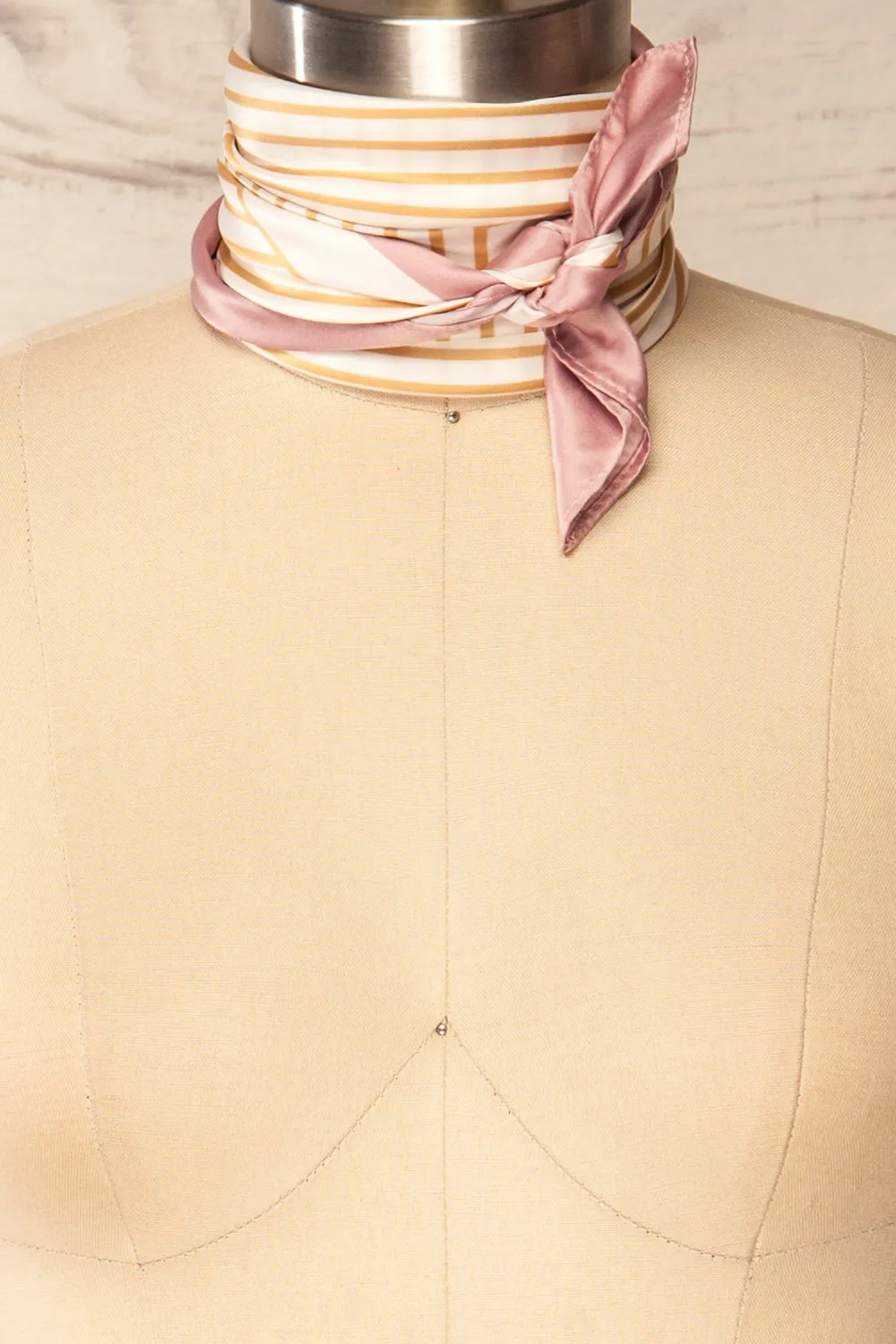 Harper | Geometric Satin Scarf