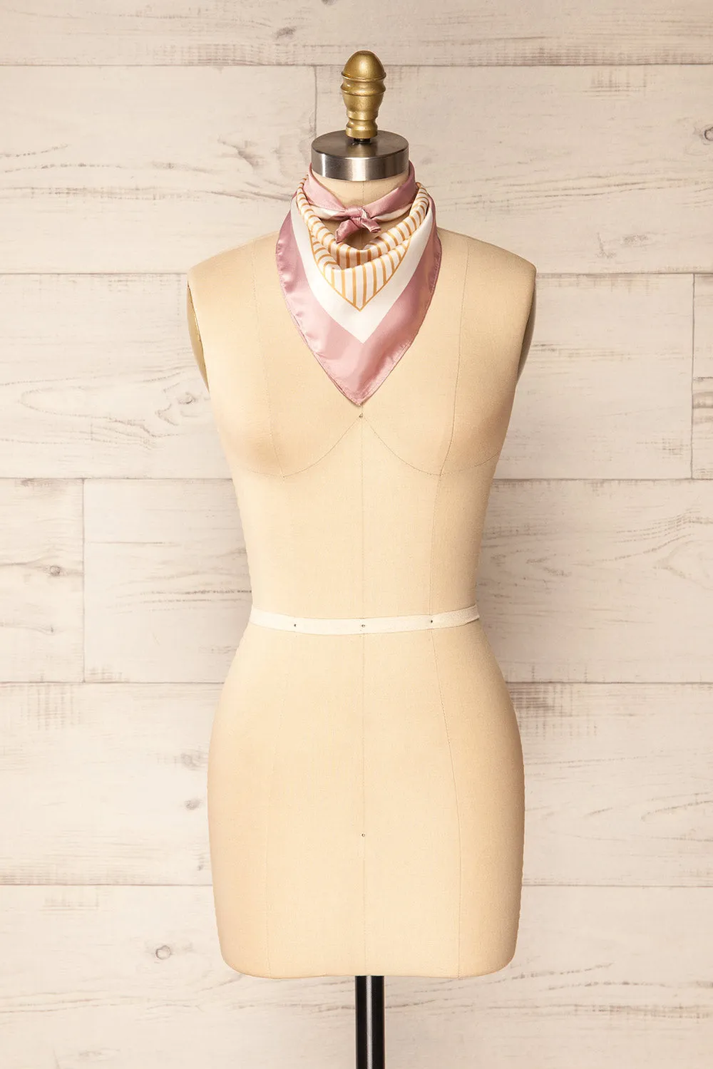 Harper | Geometric Satin Scarf