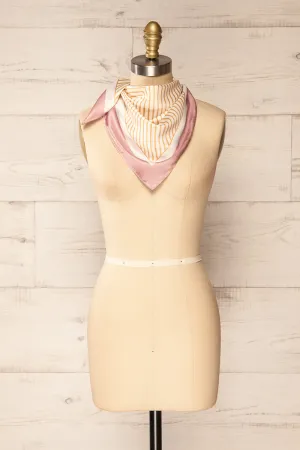 Harper | Geometric Satin Scarf