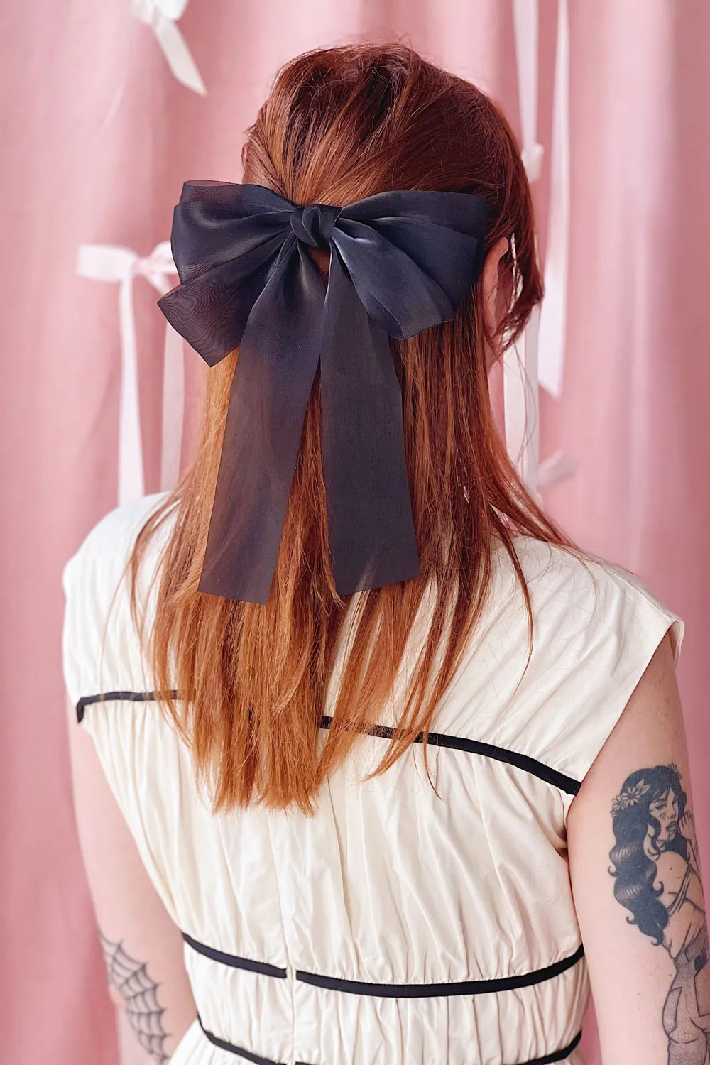 Hattie Black | Bow Hair Clip
