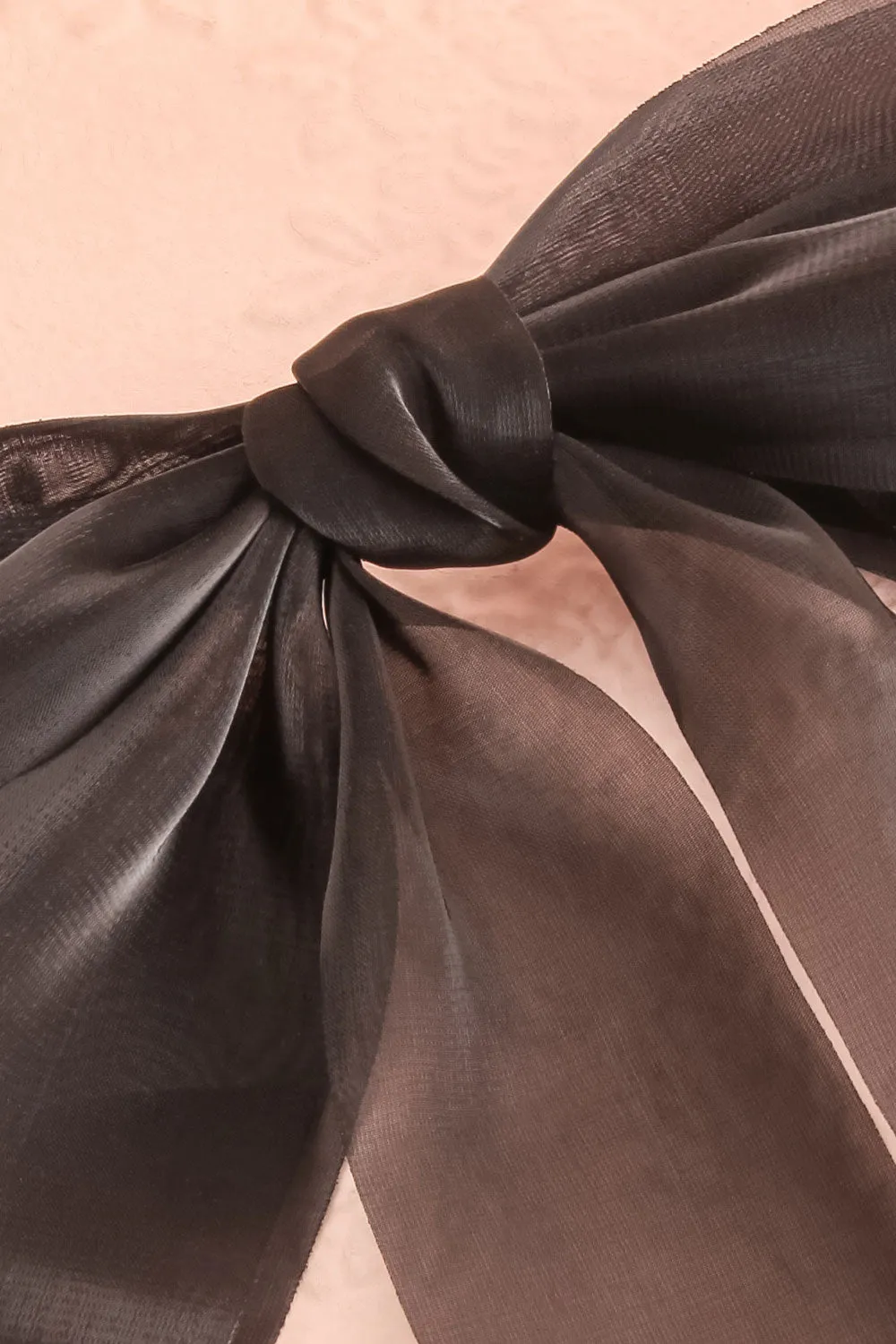 Hattie Black | Bow Hair Clip