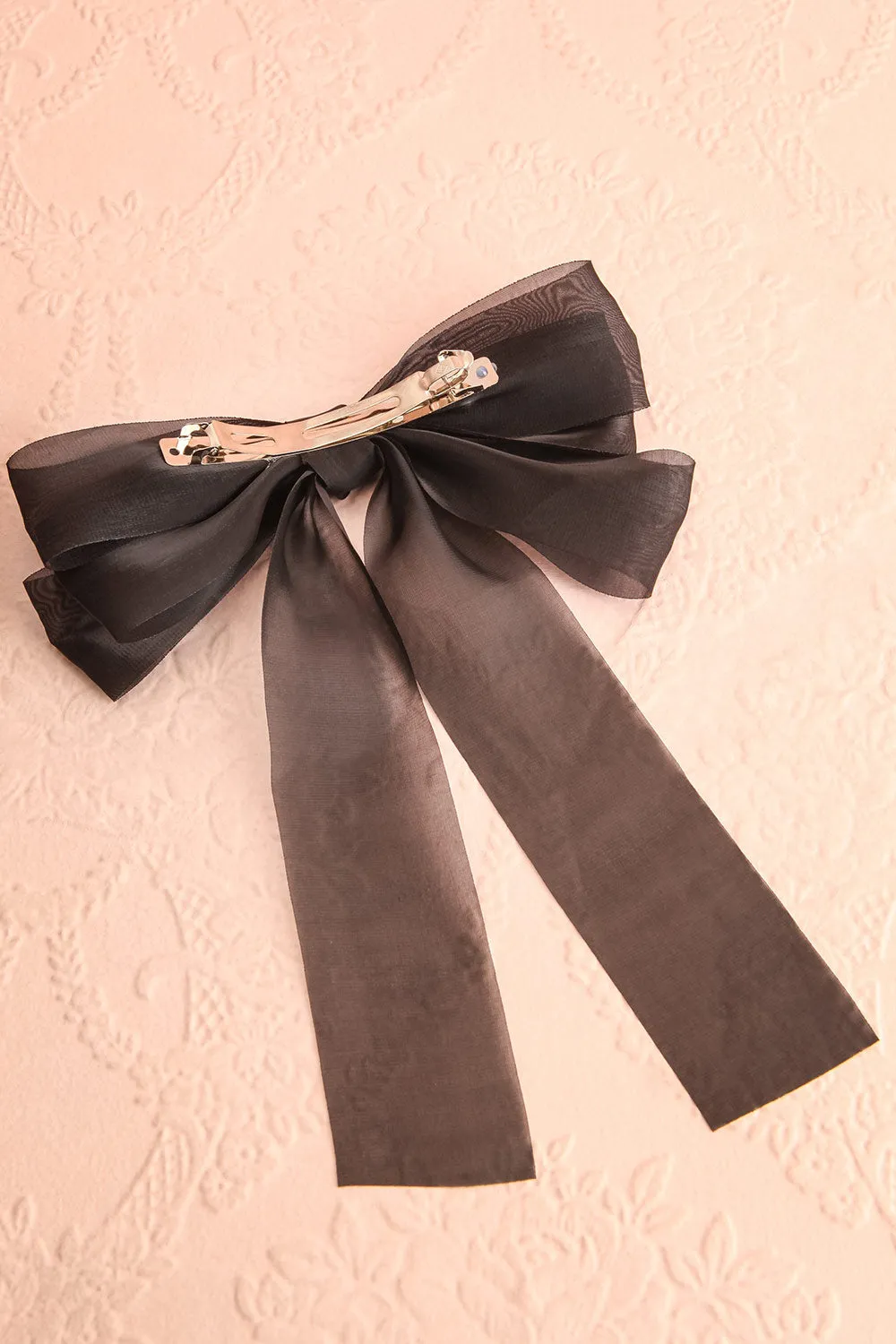 Hattie Black | Bow Hair Clip