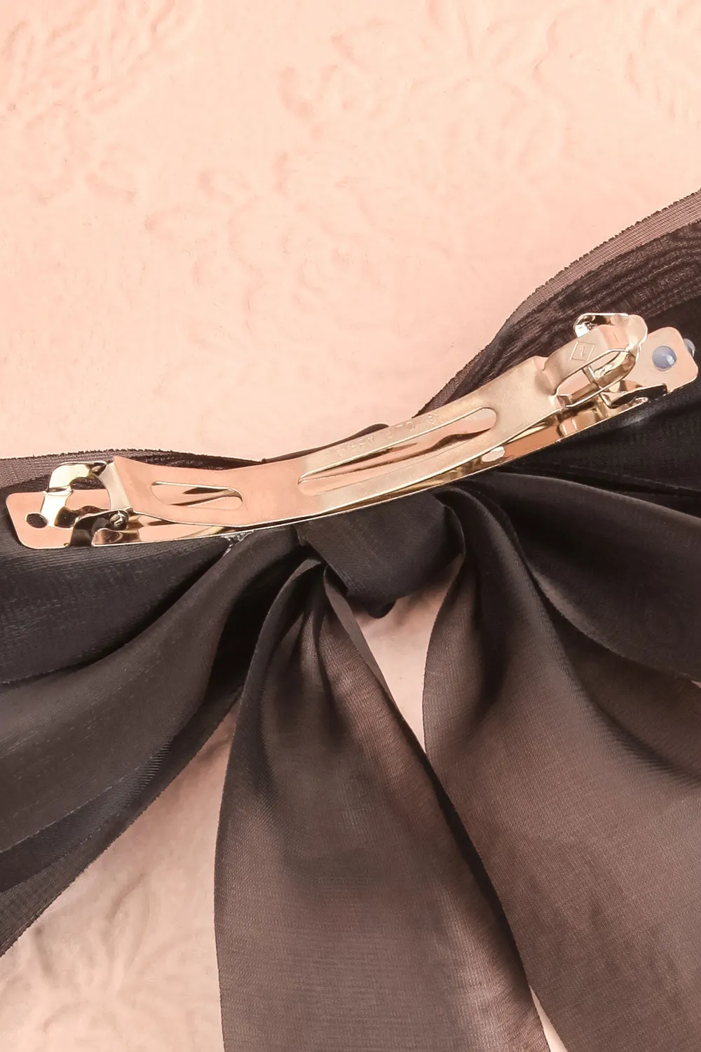 Hattie Black | Bow Hair Clip