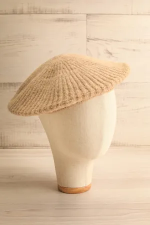 Huaraz Beige | Knit Beret