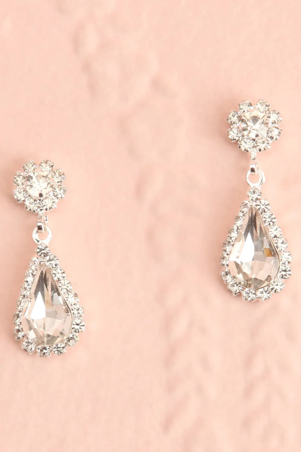 Ivest Silver | Crystal Earrings & Necklace Set