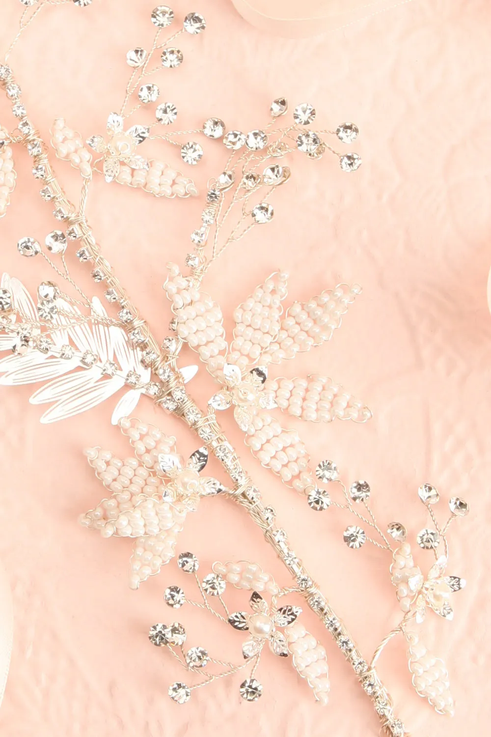 Junebug | Ribbon Belt w/ Floral Ornament