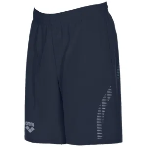 JUNIOR TEAM LINE BERMUDA SWIM SHORTS - NAVY