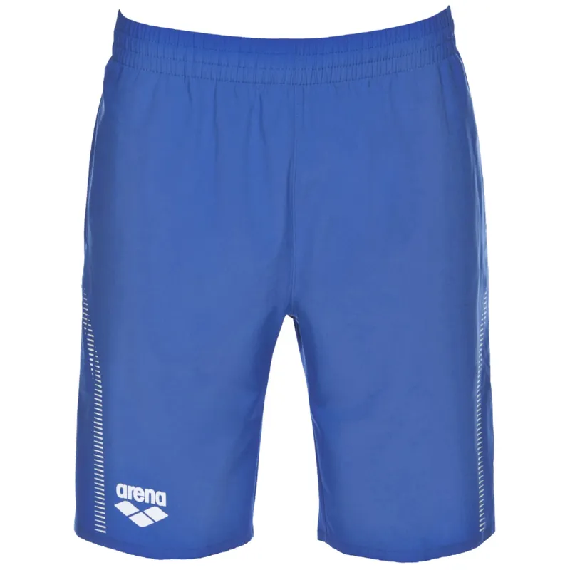 JUNIOR TEAM LINE BERMUDA SWIM SHORTS - ROYAL