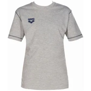 JUNIOR TEAM LINE SHORT SLEEVE TEE - MEDIUM GREY MELANGE