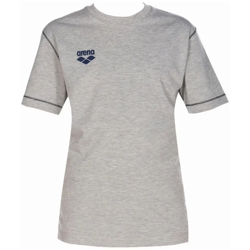 JUNIOR TEAM LINE SHORT SLEEVE TEE - MEDIUM GREY MELANGE