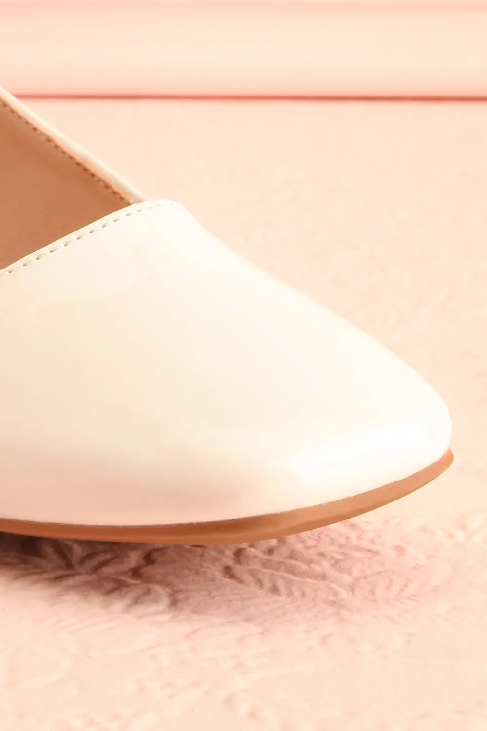 Kerati Ivory | Square Toe Mary Jane Heels
