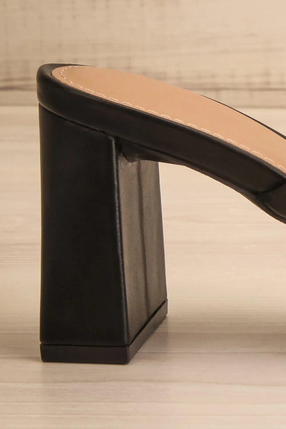 Kinsley Black | Strappy Heeled Sandals