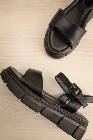 Kitsch Black | Platform Sandals