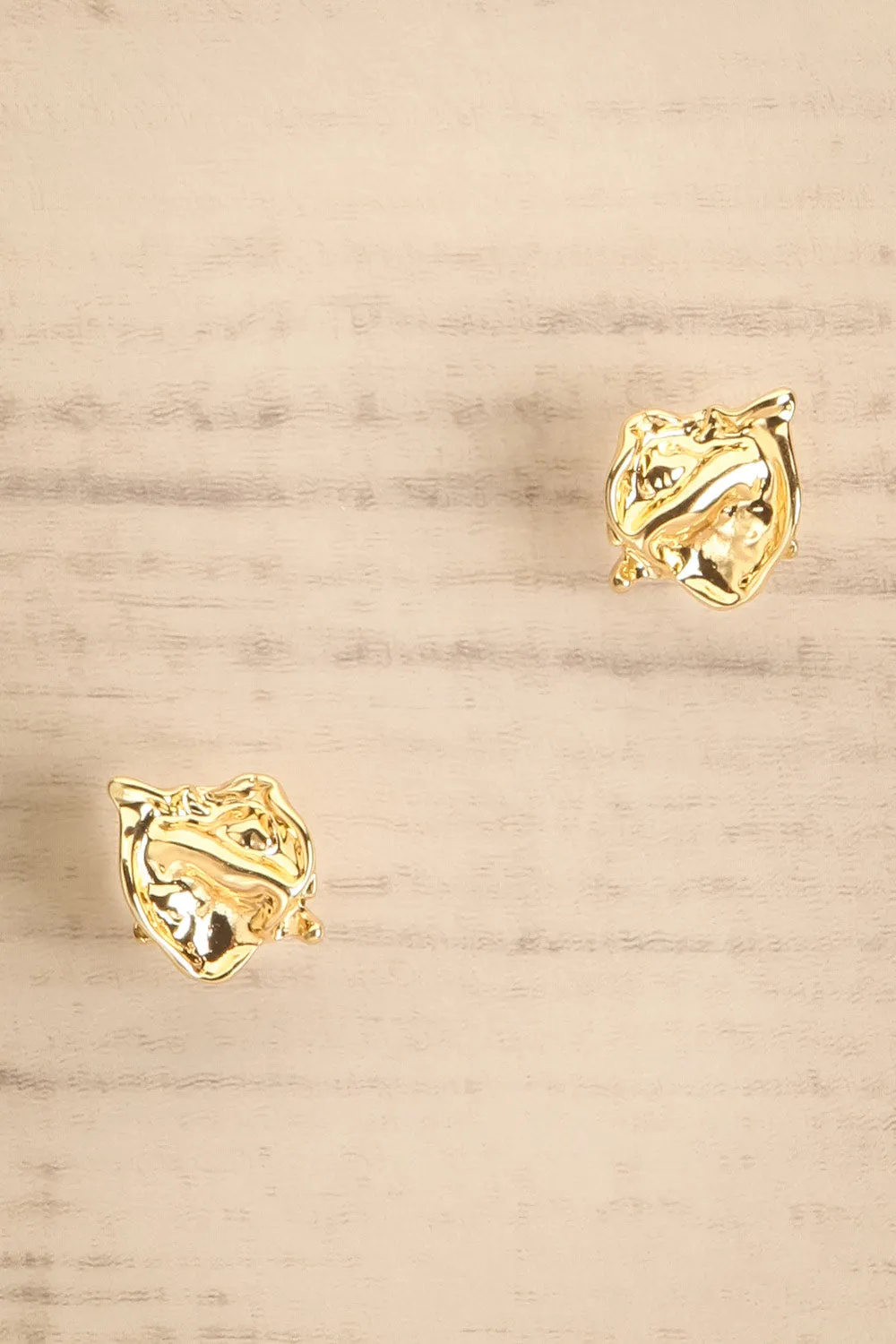 Landen Gold | Textured Earrings