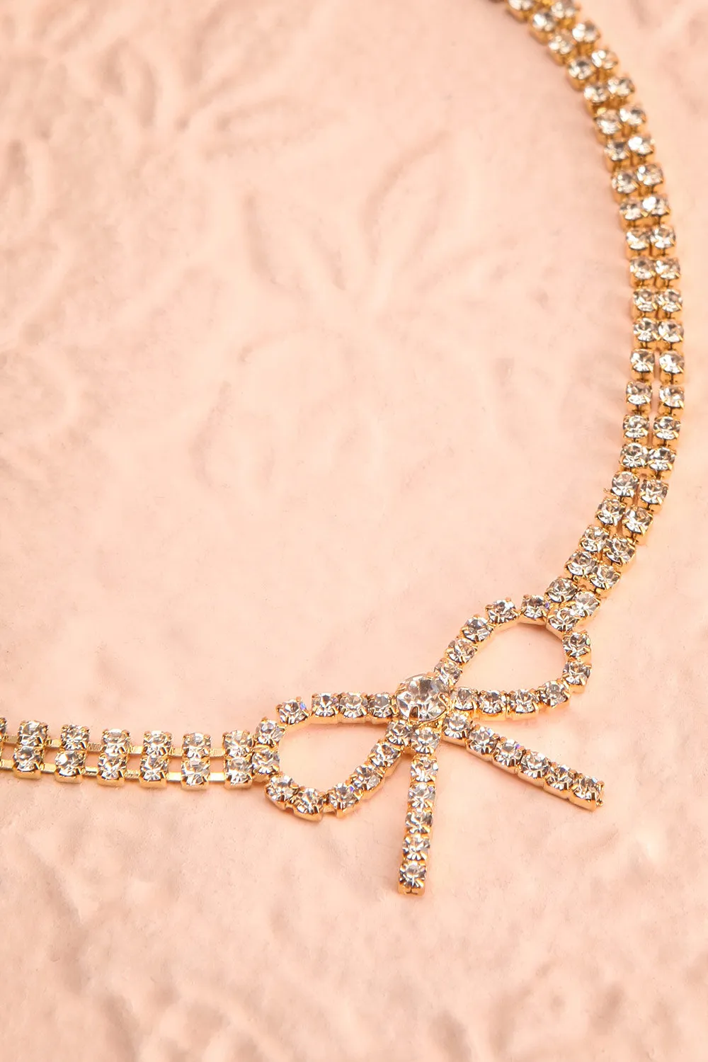 Lariza Gold | Crystal Choker Necklace