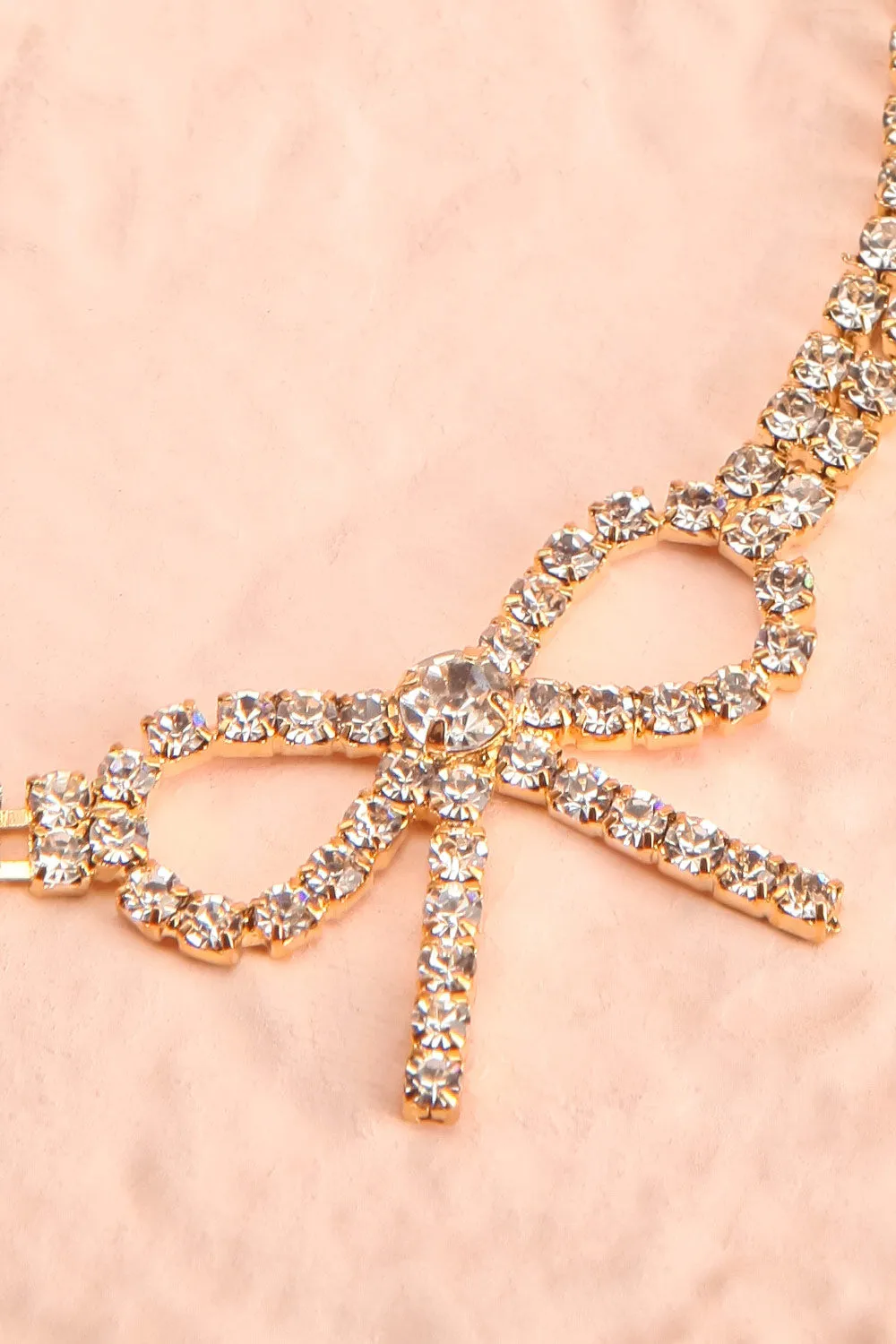 Lariza Gold | Crystal Choker Necklace