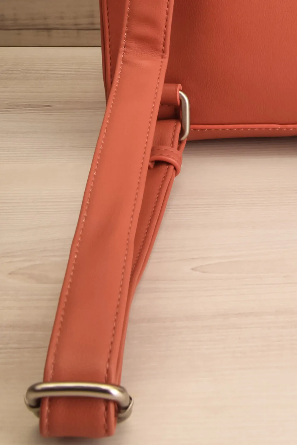 Laucala Pink | Small Vegan Leather Backpack