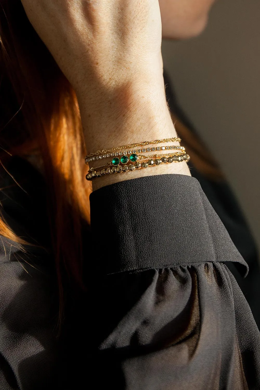 Lenuta | Golden Bracelet Set
