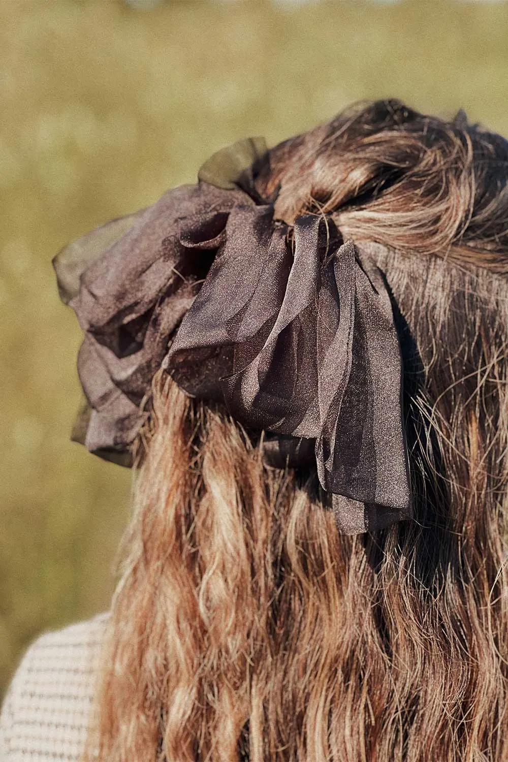 Lilis | Black Mesh Bow Hair Clip