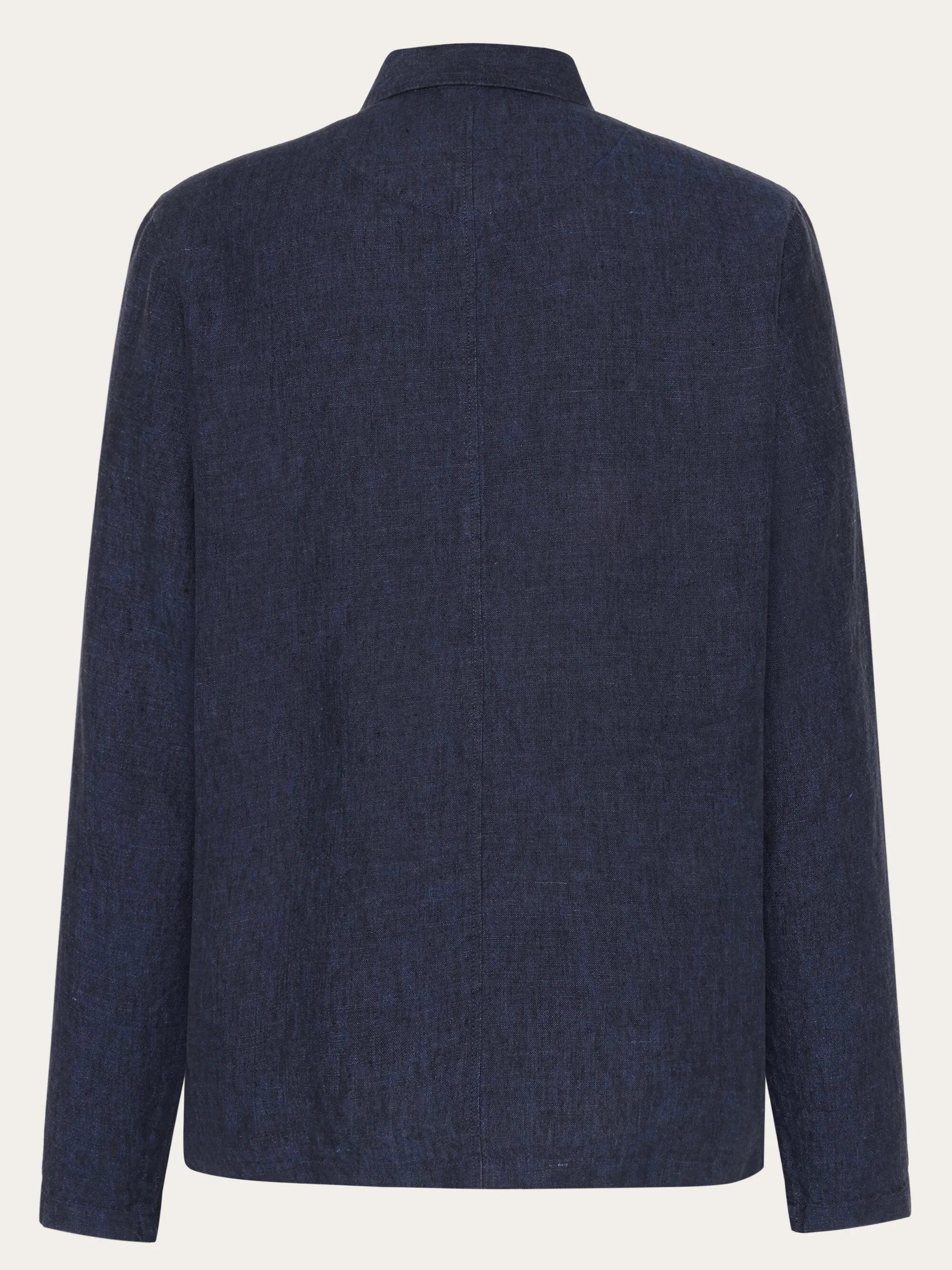 Linen overshirt - Yarndyed - Total Eclipse Knowledge Cotton