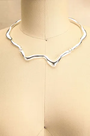 Livarot Silver | Asymmetrical Necklace