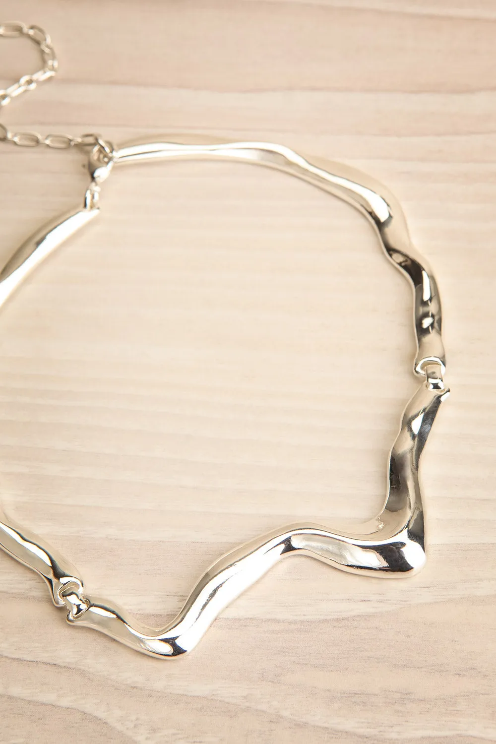 Livarot Silver | Asymmetrical Necklace