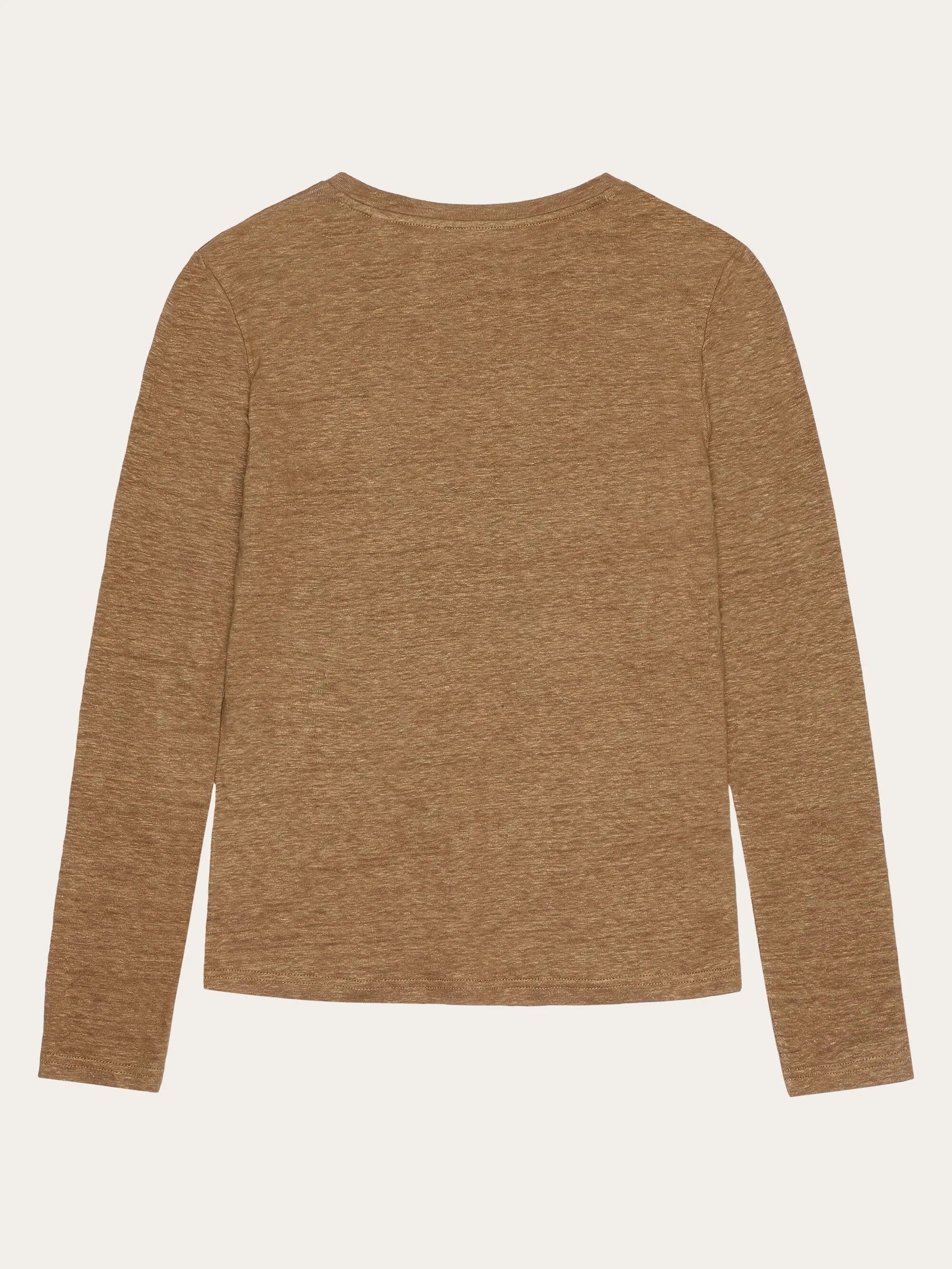 Long sleeve linen t-shirt - GOTS/Vegan - Tuffet Knowledge Cotton