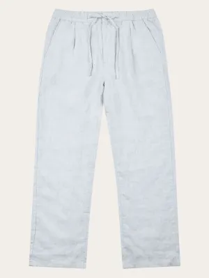 Loose linen pant - Dusk Blue Knowledge Cotton