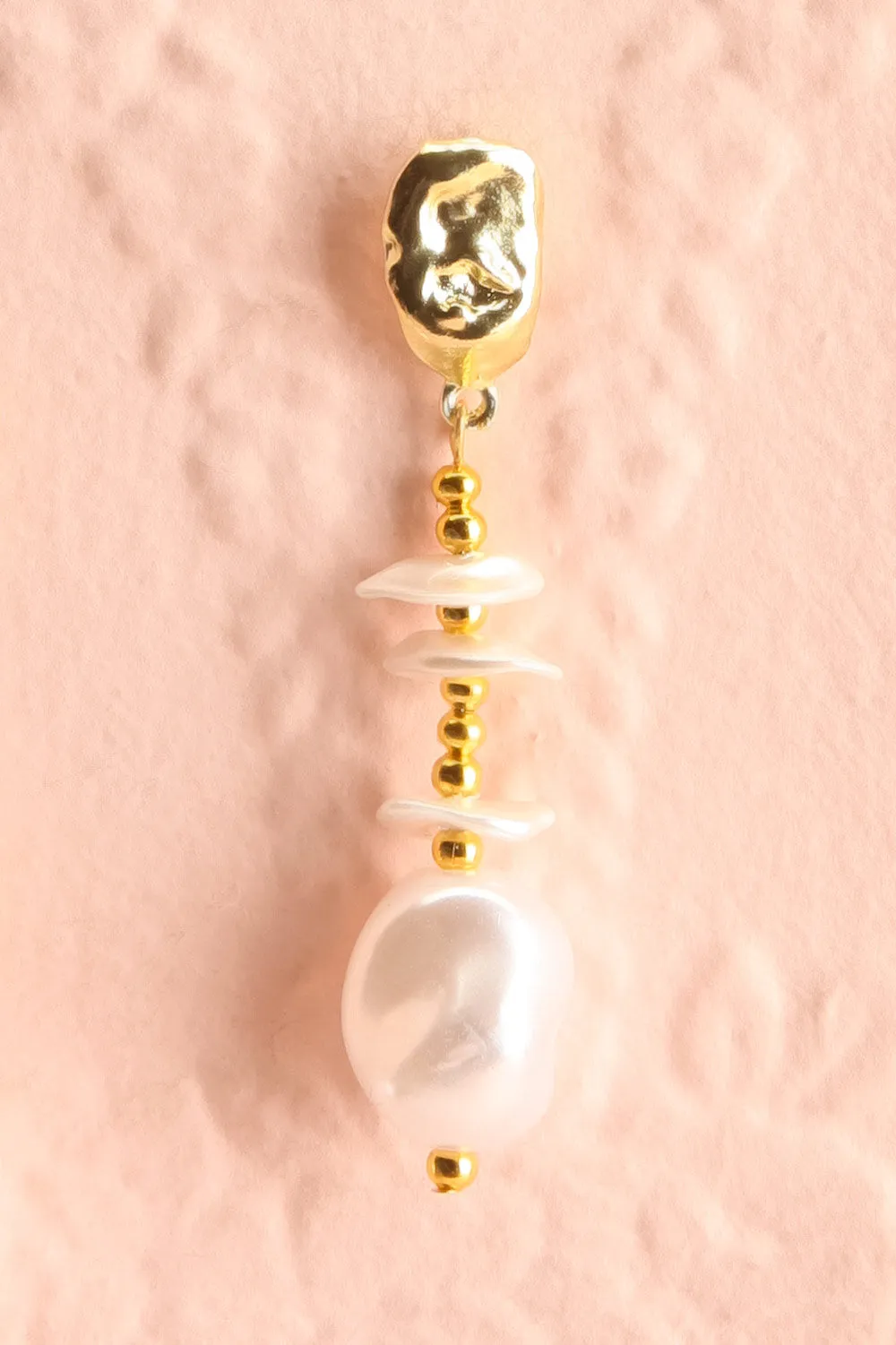 Lothar | Pendant Earrings w/ Pearls
