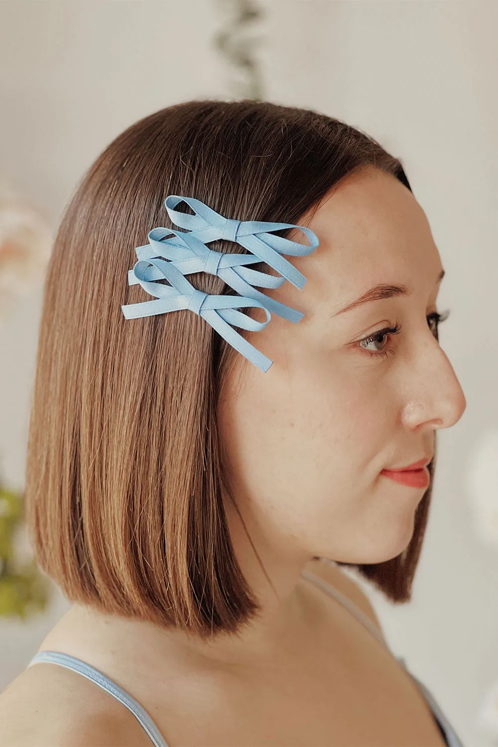 Lovsky Blue | Set of 3 Bow Hair Clips
