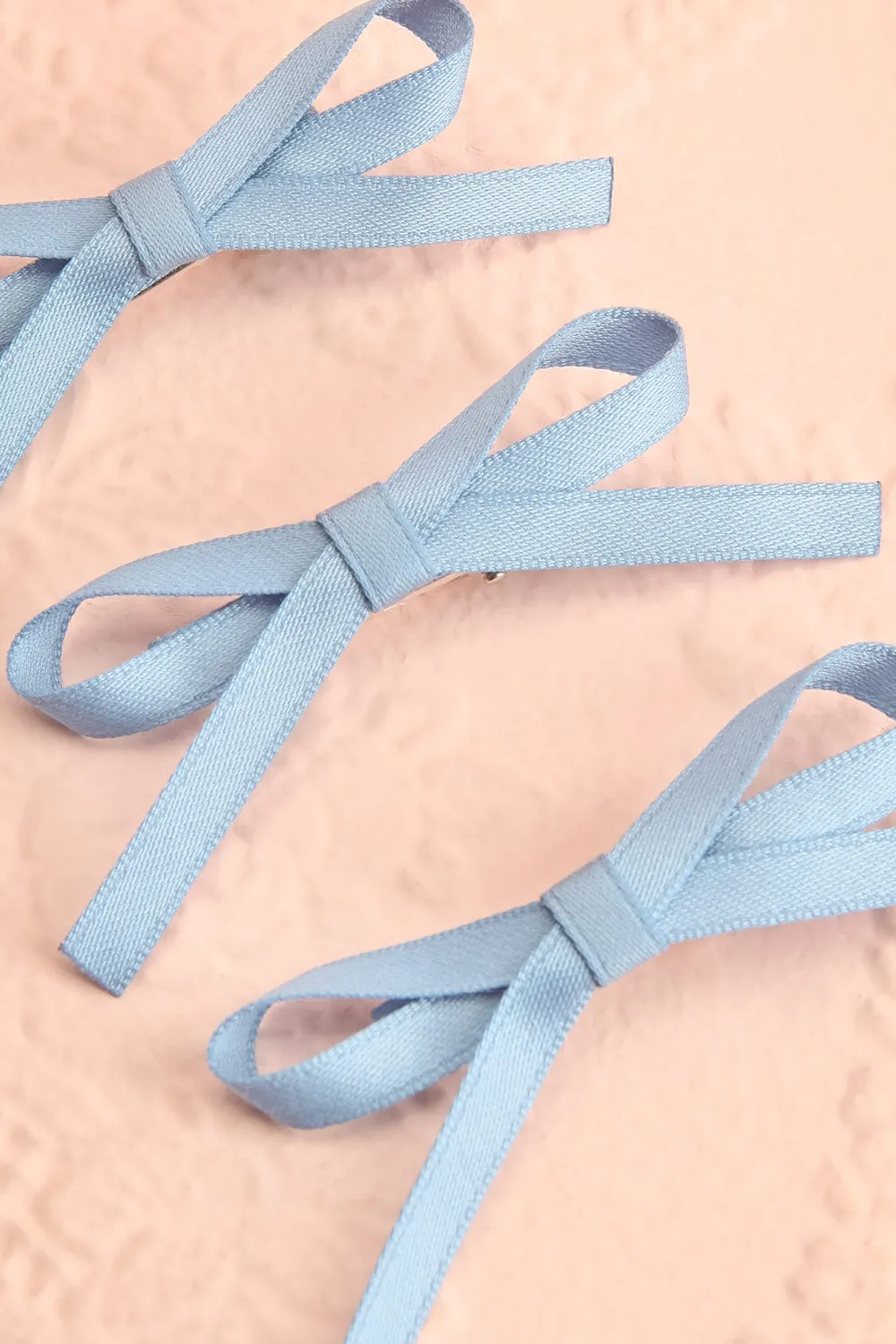 Lovsky Blue | Set of 3 Bow Hair Clips