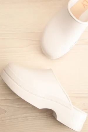 Magnolia White | Lightweight Mules
